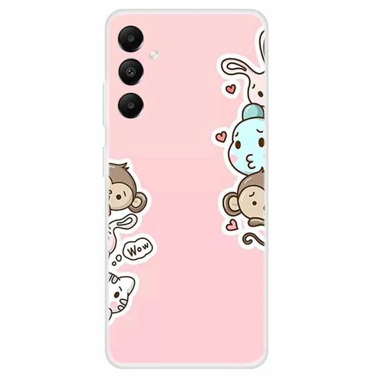 For Samsung Galaxy A05s 4G Back Case Drop-proof TPU Cell Phone Cover with Pattern Printing