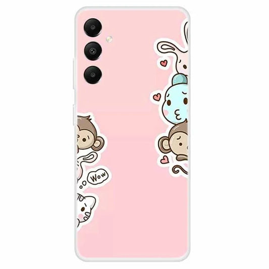 For Samsung Galaxy A05s 4G Back Case Drop-proof TPU Cell Phone Cover with Pattern Printing