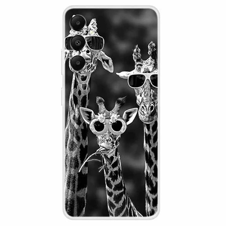 For Samsung Galaxy A05s 4G Back Case Drop-proof TPU Cell Phone Cover with Pattern Printing