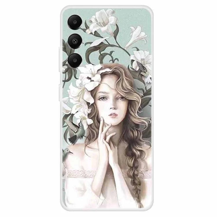 For Samsung Galaxy A05s 4G Back Case Drop-proof TPU Cell Phone Cover with Pattern Printing