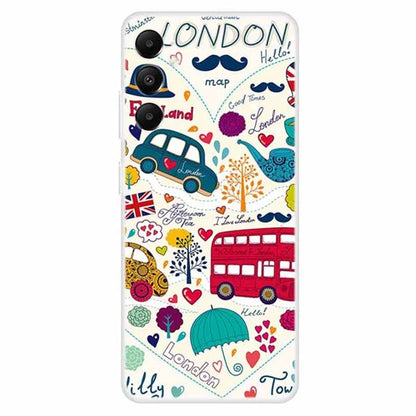 For Samsung Galaxy A05s 4G Case Pattern Printing Soft TPU Phone Back Cover