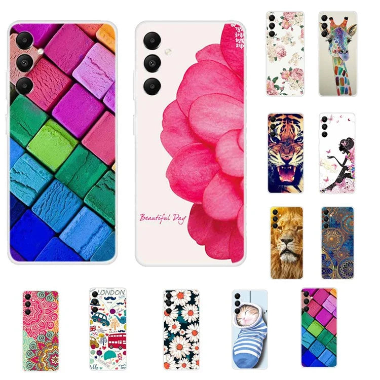 For Samsung Galaxy A05s 4G Case Pattern Printing Soft TPU Phone Back Cover