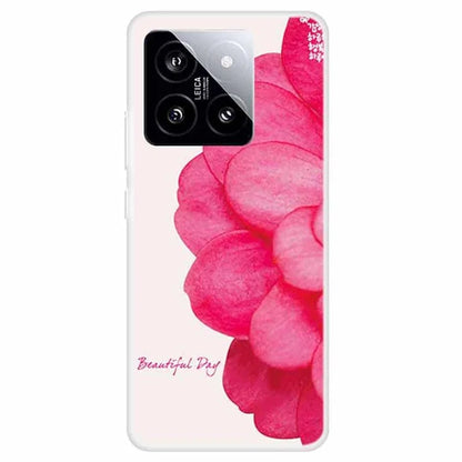For Xiaomi 14 Case Pattern Printing Slim Anti-driop TPU Phone Protective Cover