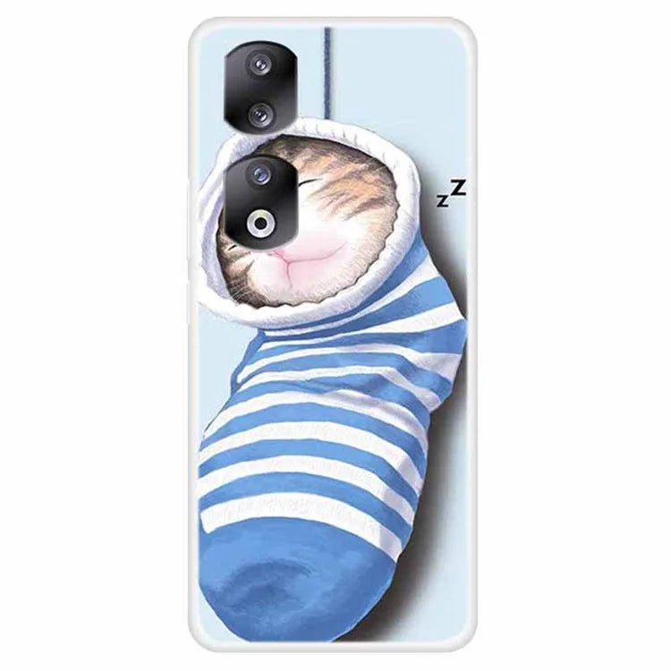For Honor 90 Pro Phone Case Pattern Printing Shockproof TPU Mobile Phone Cover Case