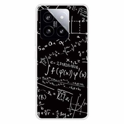 For Xiaomi 14 TPU Case Anti-drop Pattern Printing Phone Protective Back Cover