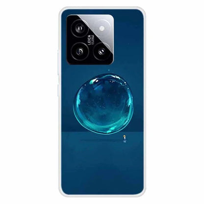 For Xiaomi 14 TPU Case Anti-drop Pattern Printing Phone Protective Back Cover