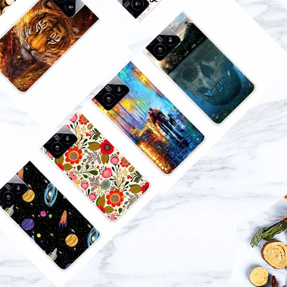 For Xiaomi 14 TPU Cover Pattern Printing Anti-scratch Mobile Phone Case Protector
