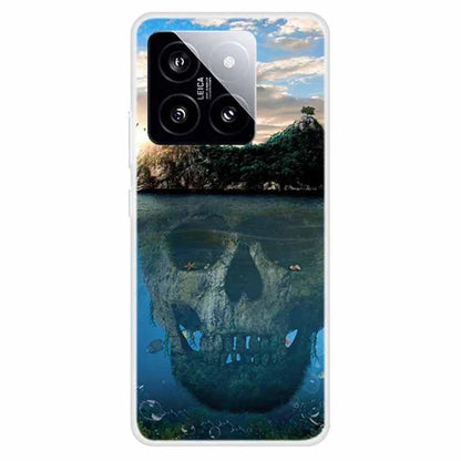 For Xiaomi 14 TPU Cover Pattern Printing Anti-scratch Mobile Phone Case Protector