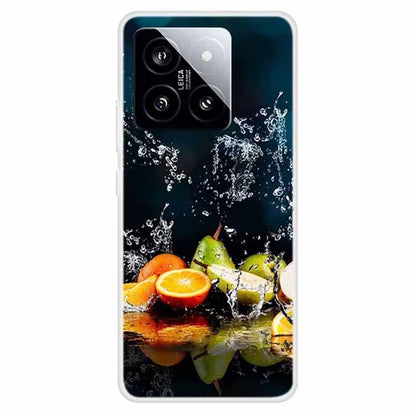 For Xiaomi 14 TPU Cover Pattern Printing Anti-scratch Mobile Phone Case Protector