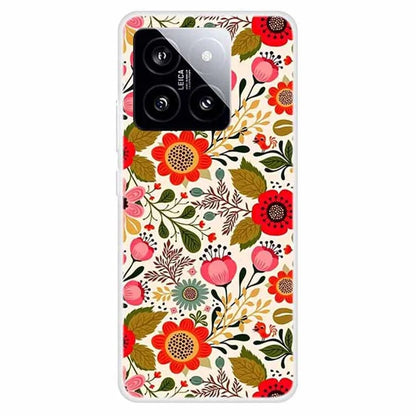 For Xiaomi 14 TPU Cover Pattern Printing Anti-scratch Mobile Phone Case Protector
