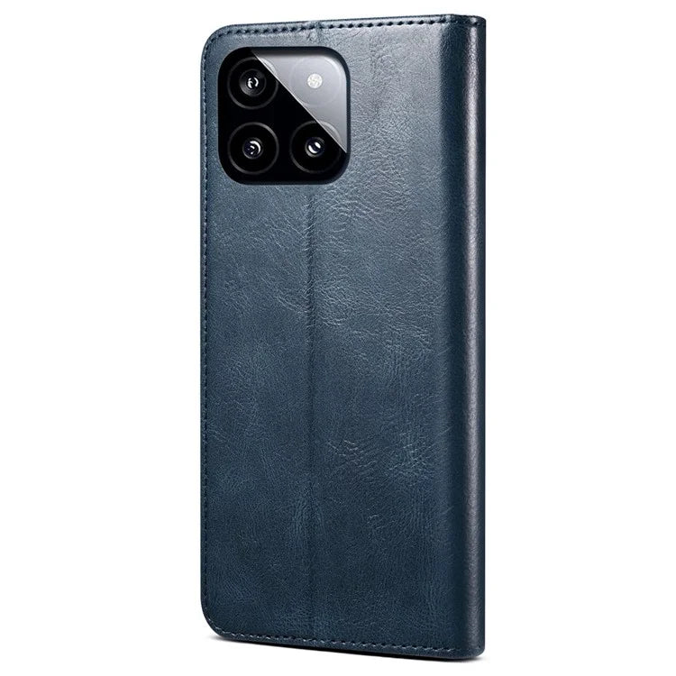 For Xiaomi Redmi K70 5G / K70 Pro 5G Leather Case Wallet Waxy Crazy Horse Texture Stand Cover