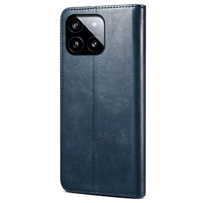 For Xiaomi Redmi K70 5G / K70 Pro 5G Leather Case Wallet Waxy Crazy Horse Texture Stand Cover
