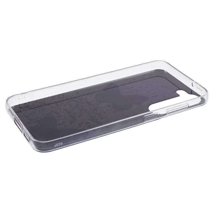 AW Series For Samsung Galaxy S23+ Cover TPU+PVC Sparkle Epoxy Phone Case with Big Rear Lens Hole