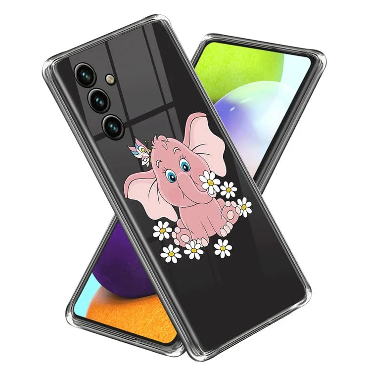 For Samsung Galaxy A15 4G TPU Phone Case Pattern Anti-Scratch Cover