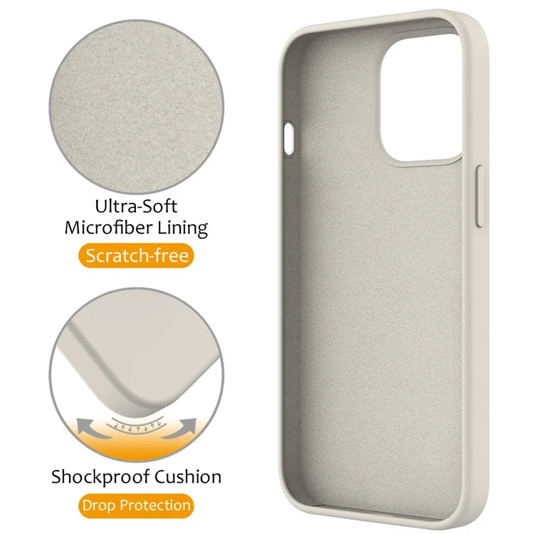 For iPhone 13 Pro Max Magnetic Case Ring Kickstand PC + Silicone Phone Cover