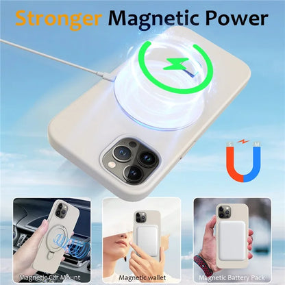 For iPhone 12 / 12 Pro Case Kickstand Phone Cover Compatible with MagSafe