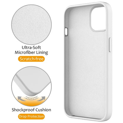 For iPhone 12 Pro Max Magnetic Case PC + Silicone Cover with Ring Kickstand