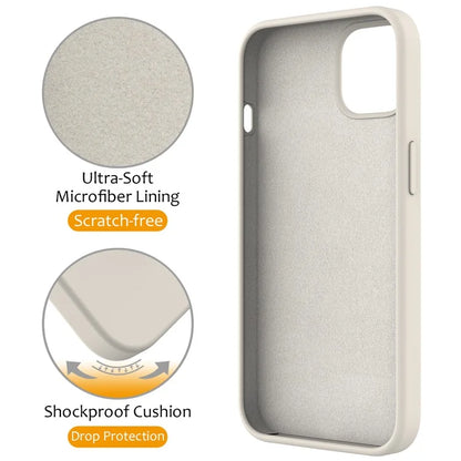 For iPhone 12 Pro Max Magnetic Case PC + Silicone Cover with Ring Kickstand