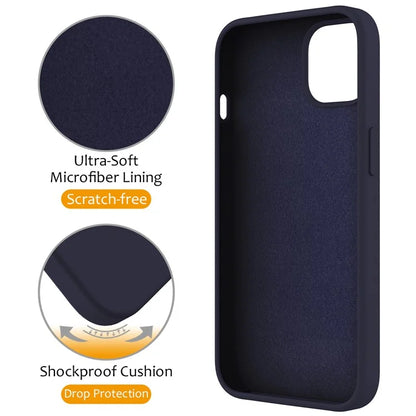 For iPhone 12 Pro Max Magnetic Case PC + Silicone Cover with Ring Kickstand