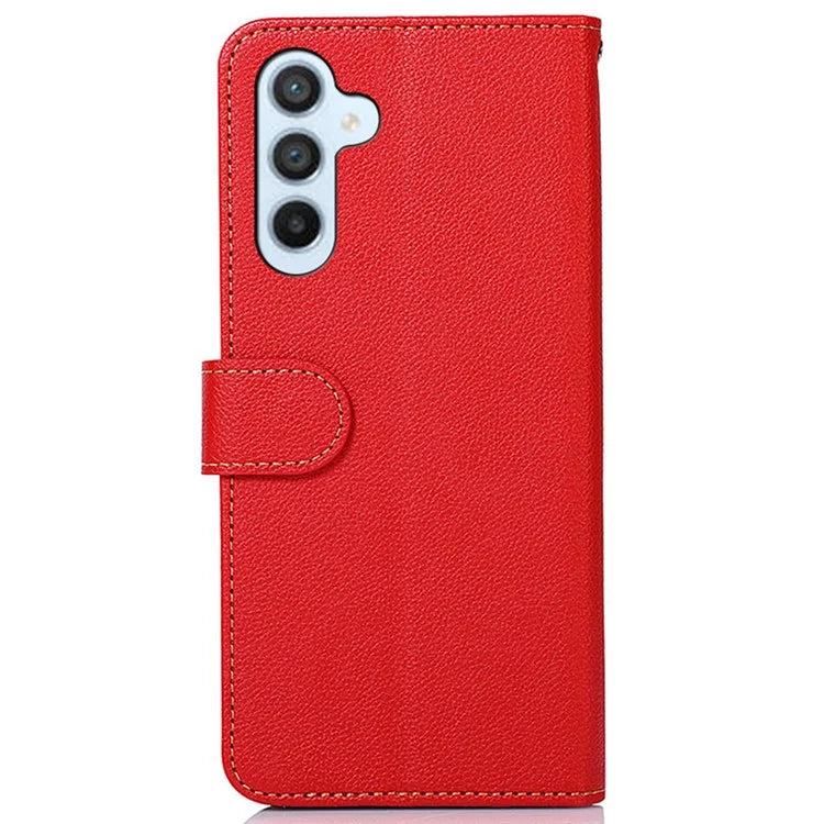 KHAZNEH For Samsung Galaxy A35 5G Folio Cover RFID Blocking Leather Phone Case