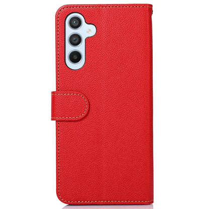 KHAZNEH For Samsung Galaxy A35 5G Folio Cover RFID Blocking Leather Phone Case