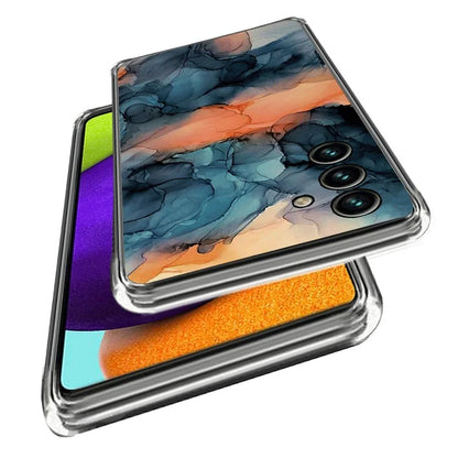 For Samsung Galaxy A15 4G TPU Case IMD Abstract Marble Mobile Phone Cover
