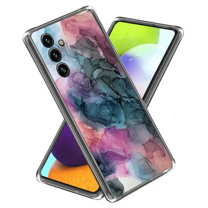 For Samsung Galaxy A15 4G TPU Case IMD Abstract Marble Mobile Phone Cover