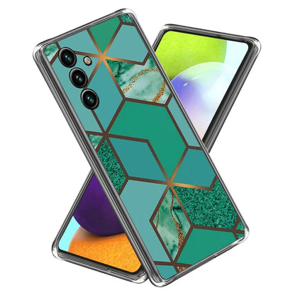 For Samsung Galaxy A15 4G TPU Case IMD Abstract Marble Mobile Phone Cover