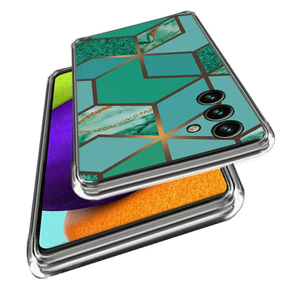 For Samsung Galaxy A15 4G TPU Case IMD Abstract Marble Mobile Phone Cover