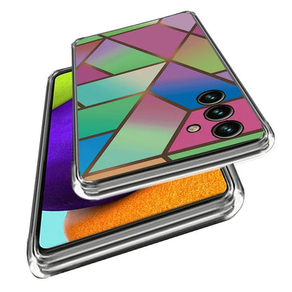 For Samsung Galaxy A15 4G TPU Case IMD Abstract Marble Mobile Phone Cover
