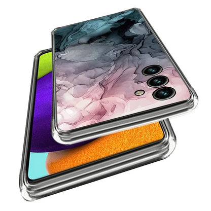For Samsung Galaxy A15 4G TPU Case IMD Abstract Marble Mobile Phone Cover