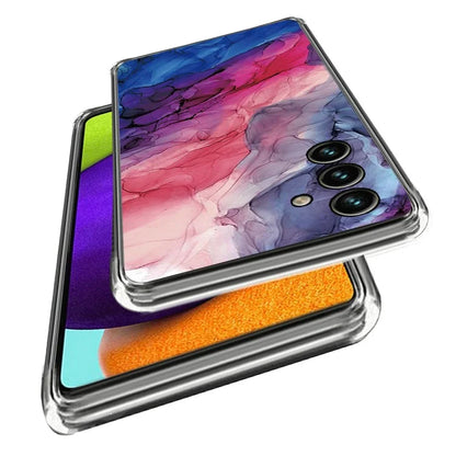 For Samsung Galaxy A15 4G TPU Case IMD Abstract Marble Mobile Phone Cover
