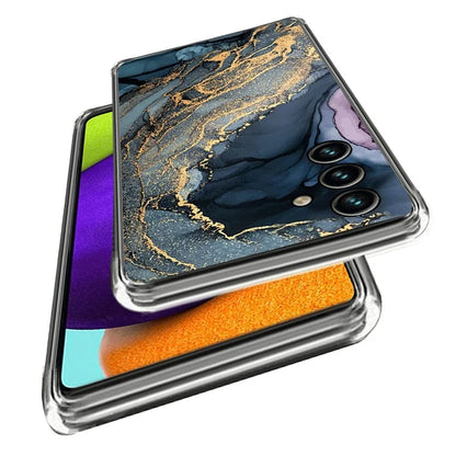 For Samsung Galaxy A15 4G TPU Case IMD Abstract Marble Mobile Phone Cover