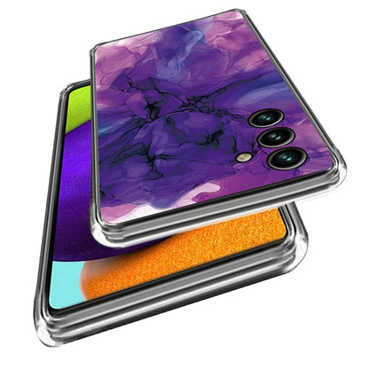 For Samsung Galaxy A15 4G TPU Case IMD Abstract Marble Mobile Phone Cover