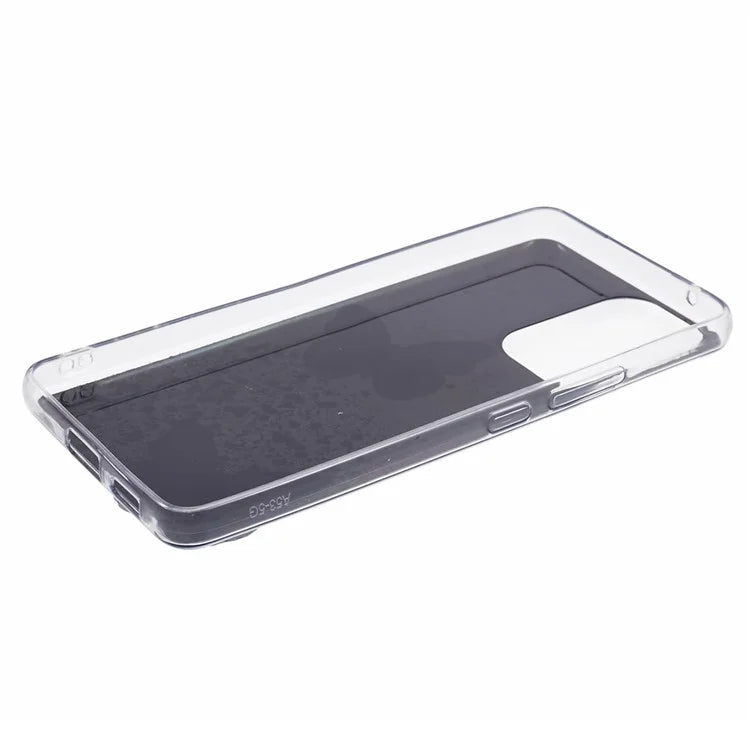 AW Series For Samsung Galaxy A53 5G Cell Phone Case TPU+PVC Shockproof Cover with Big Rear Lens Hole