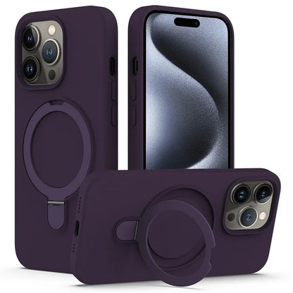 For iPhone 15 Pro Max Kickstand Phone Case Compatible with MagSafe