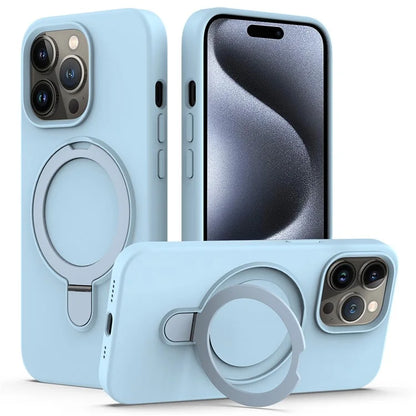 For iPhone 15 Pro Max Kickstand Phone Case Compatible with MagSafe