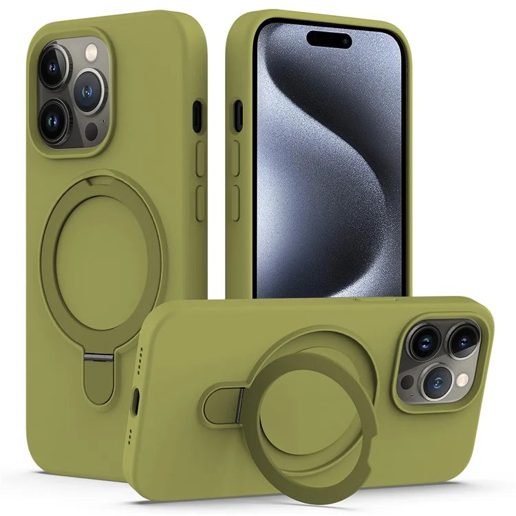 For iPhone 15 Pro Max Kickstand Phone Case Compatible with MagSafe