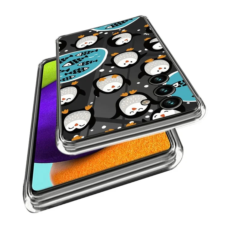 For Samsung Galaxy A15 4G Phone Cover Soft TPU Pattern Back Case