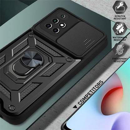 For Xiaomi Redmi Note 11 4G (MediaTek) / Redmi 10 4G (2021) / Redmi 10 2022 4G Case Kickstand Phone Cover