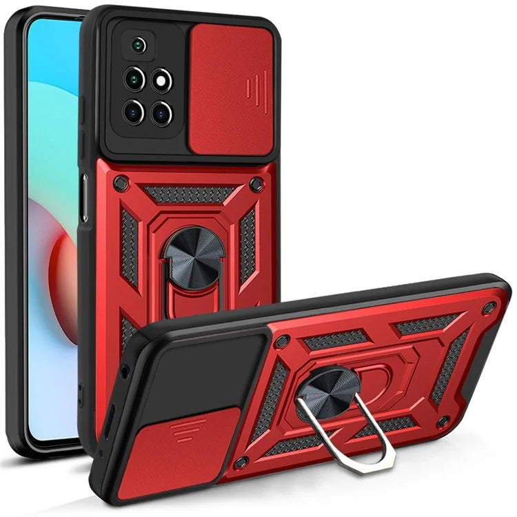 For Xiaomi Redmi Note 11 4G (MediaTek) / Redmi 10 4G (2021) / Redmi 10 2022 4G Case Kickstand Phone Cover