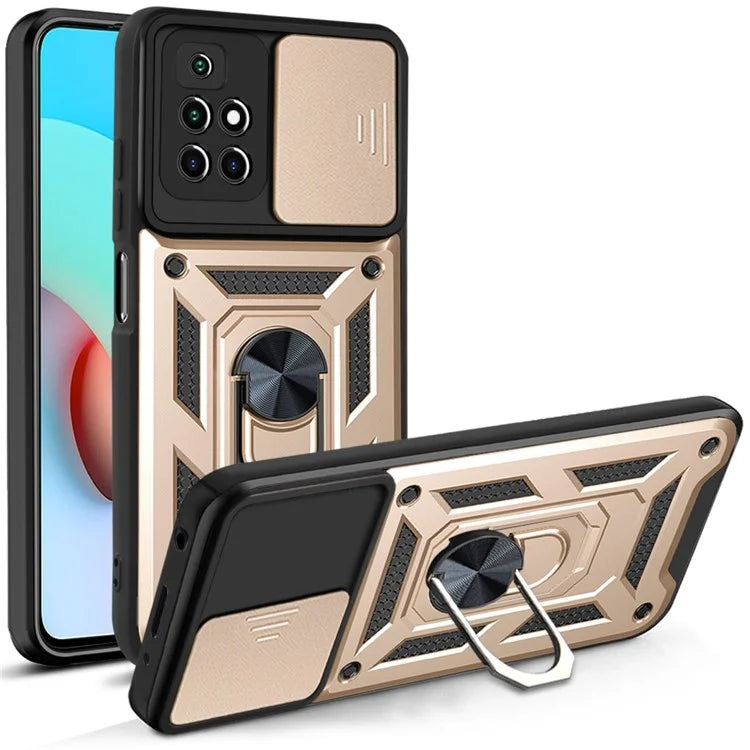 For Xiaomi Redmi Note 11 4G (MediaTek) / Redmi 10 4G (2021) / Redmi 10 2022 4G Case Kickstand Phone Cover