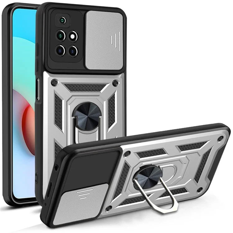 For Xiaomi Redmi Note 11 4G (MediaTek) / Redmi 10 4G (2021) / Redmi 10 2022 4G Case Kickstand Phone Cover