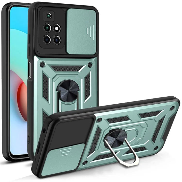 For Xiaomi Redmi Note 11 4G (MediaTek) / Redmi 10 4G (2021) / Redmi 10 2022 4G Case Kickstand Phone Cover