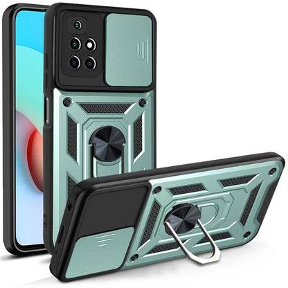 For Xiaomi Redmi Note 11 4G (MediaTek) / Redmi 10 4G (2021) / Redmi 10 2022 4G Case Kickstand Phone Cover