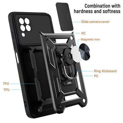 For Xiaomi Redmi Note 11 4G (MediaTek) / Redmi 10 4G (2021) / Redmi 10 2022 4G Case Kickstand Phone Cover