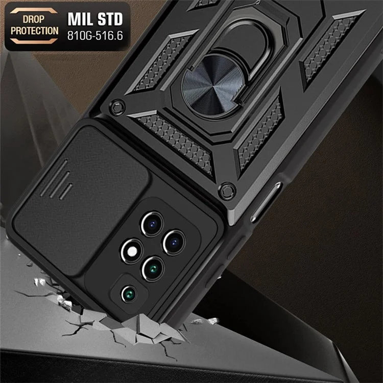 For Xiaomi Redmi Note 11 4G (MediaTek) / Redmi 10 4G (2021) / Redmi 10 2022 4G Case Kickstand Phone Cover