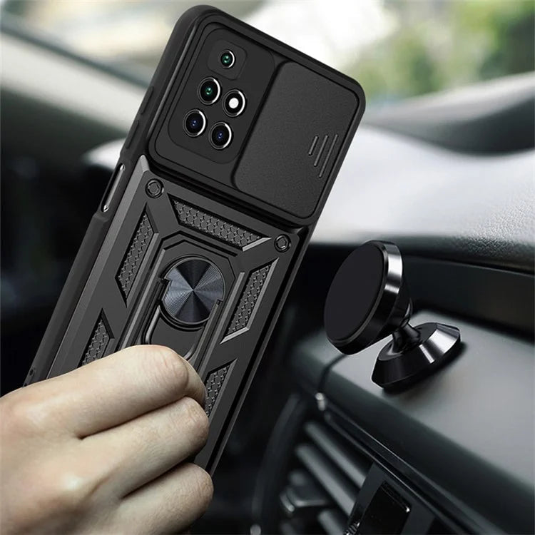For Xiaomi Redmi Note 11 4G (MediaTek) / Redmi 10 4G (2021) / Redmi 10 2022 4G Case Kickstand Phone Cover