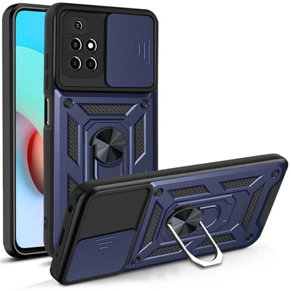 For Xiaomi Redmi Note 11 4G (MediaTek) / Redmi 10 4G (2021) / Redmi 10 2022 4G Case Kickstand Phone Cover