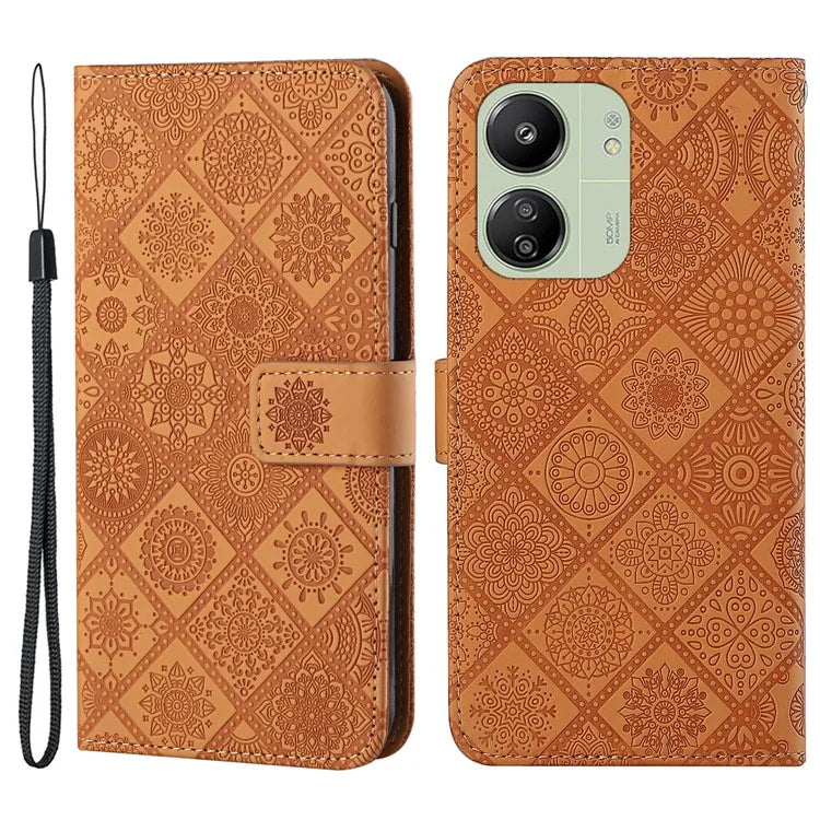 For Xiaomi Redmi 13C 4G / 5G / Poco C65 4G Case Stand Wallet Anti-drop Phone Cover